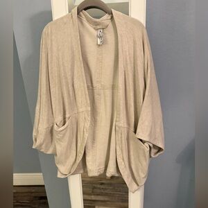 Athleta Cream Cocoon Cardigan